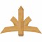 Ekena Millwork Davenport Rough Sawn Timber Gable Bracket, Western Red Cedar, 48"W x 32"H x 4"D x 6"F, 16/12 Pitch GBW048X32X0406DAV00RWR - alternate 1